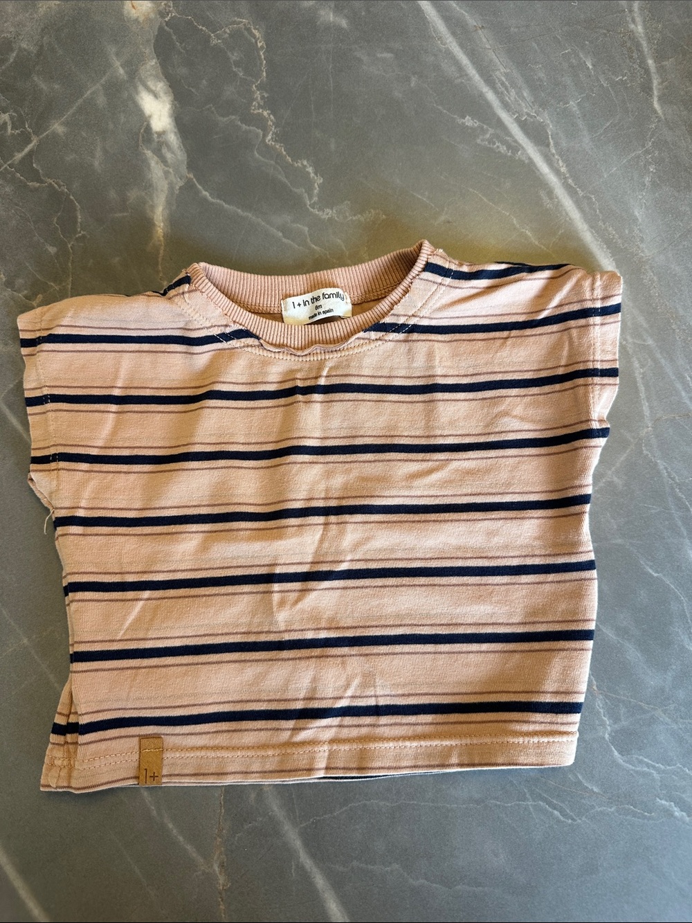 Rose pink Striped Kids Tee